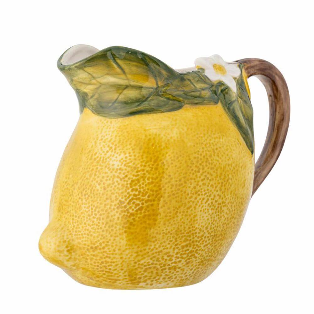 Bloomingville Limone Stoneware Jug Yellow